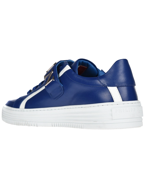 женские синие Кроссовки Philipp Plein 1077_blue - фото-2