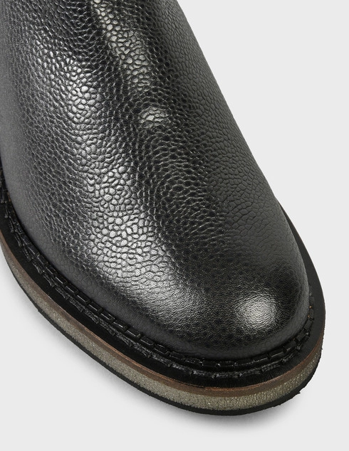 мужские черные кожаные Ботинки Pertini 202M24843D2 - фото-5