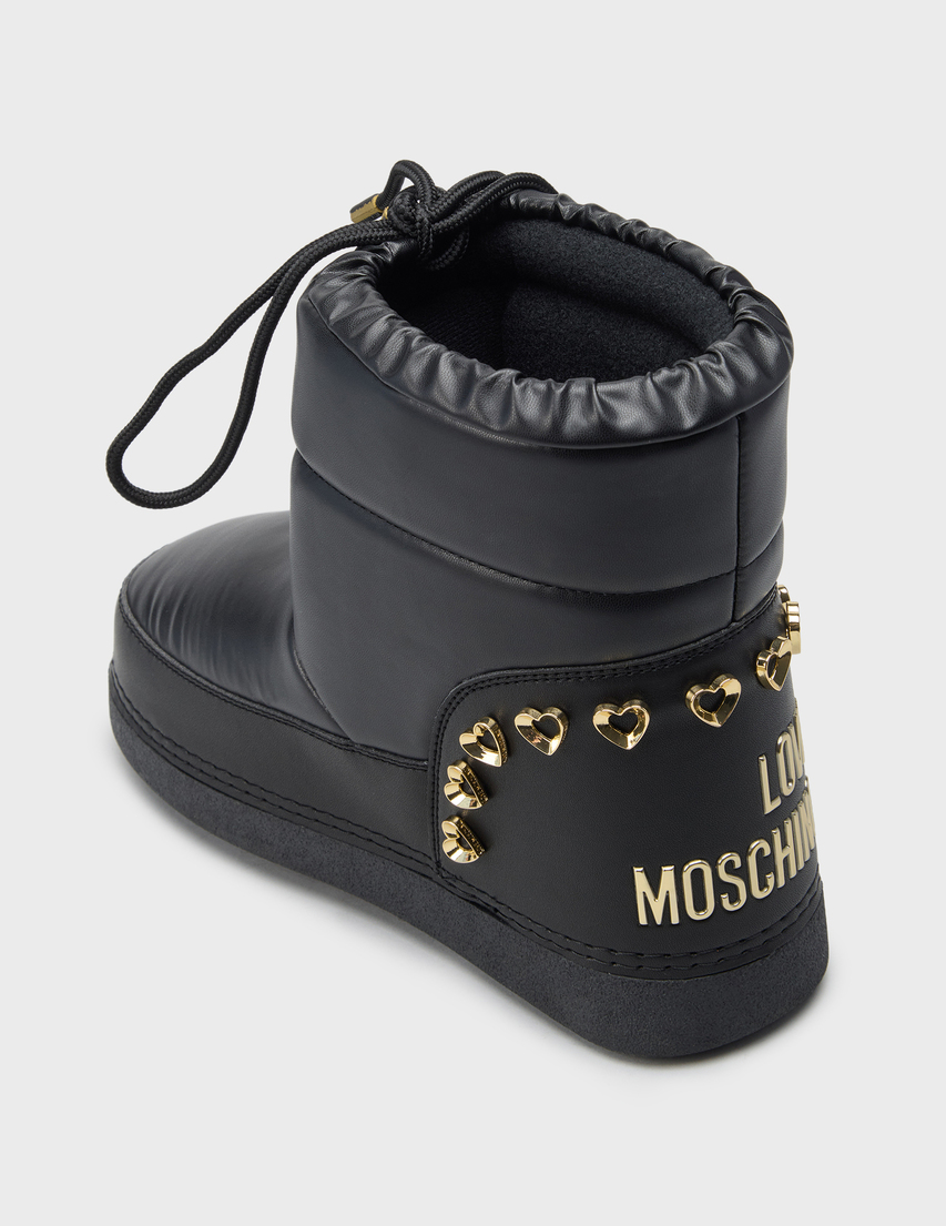 женские черные Угги Love Moschino JA24122G1PISG00A_black - фото-2