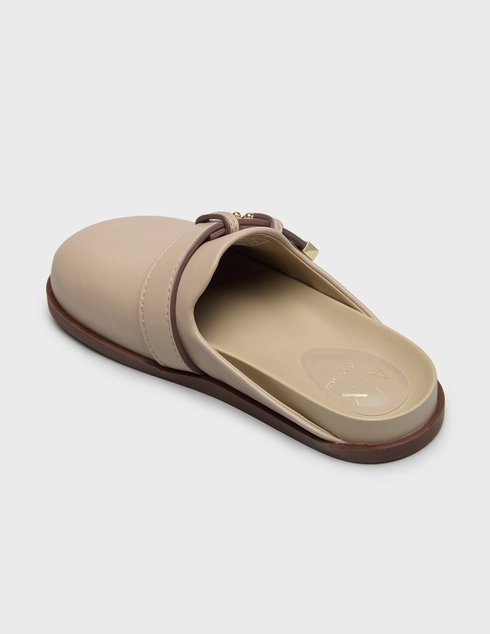 женские бежевые Шлепанцы Armani Exchange XW002577-AF21266-U6223_beige - фото-2