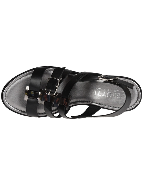 черные женские Босоножки Cerutti 19213_black 2299 грн