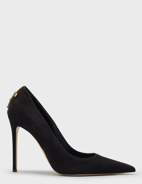 женские черные замшевые Туфли Elisabetta Franchi SA-88L-66E2-V620-110 - фото-5