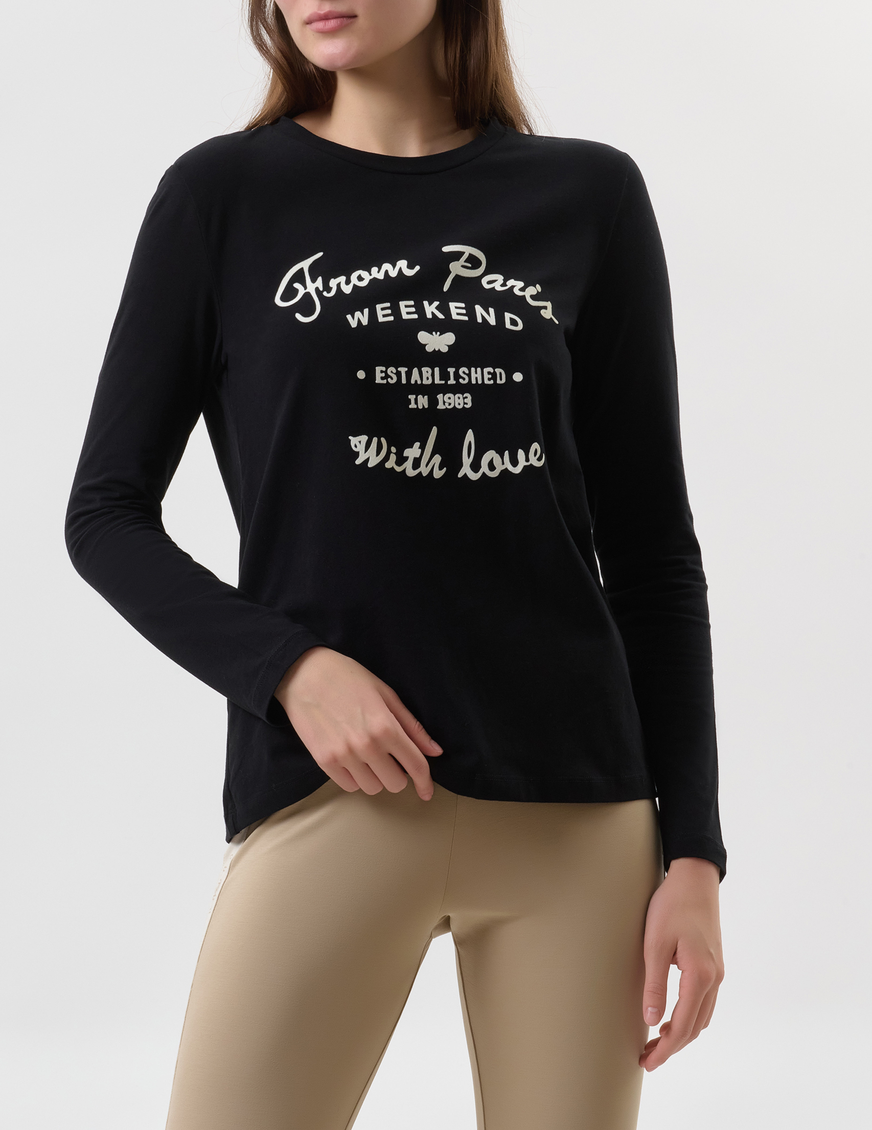 

Лонгслив, Черный