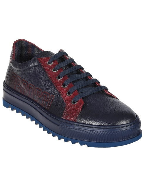 синие Кеды Roberto Rossi 0186-cocco-blu-bordo_blue