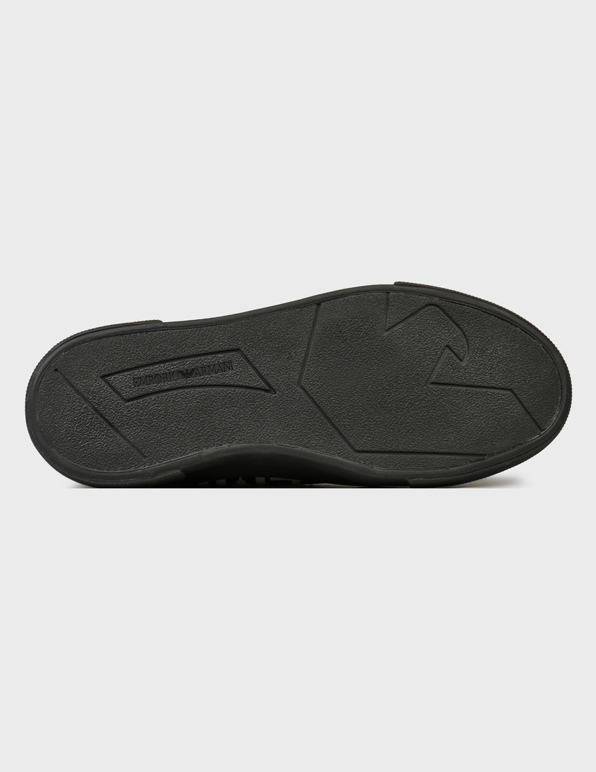 черные Кеды Emporio Armani 618-814_black размер - 43.5; 45; 41; 46