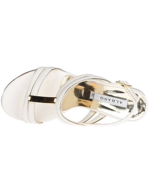 белые женские Босоножки Albano 2654_white 2599 грн