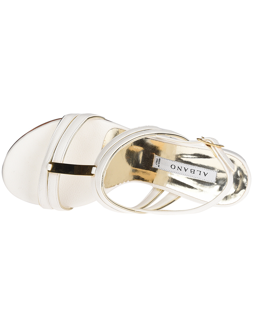 белые женские Босоножки Albano 2654_white 2079 грн