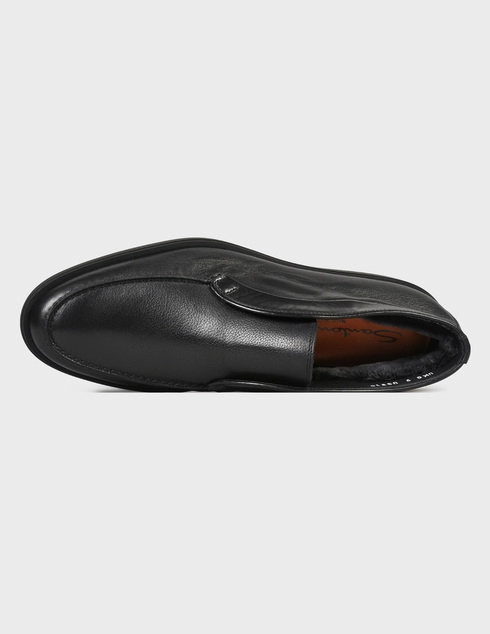 черные мужские Ботинки Santoni 17823-black 18128 грн