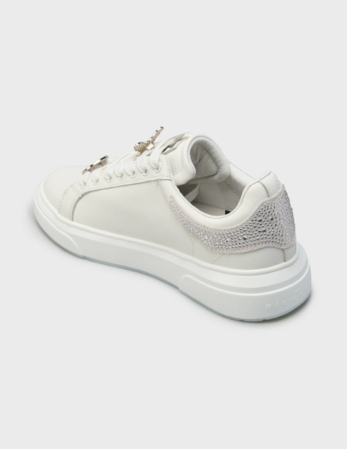 женские белые Кеды John Richmond 30923-strass-frog_white - фото-2