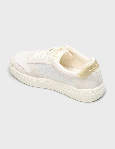 женские бежевые Кеды Armani Exchange XW002783AF25162-MZ128 - фото-2