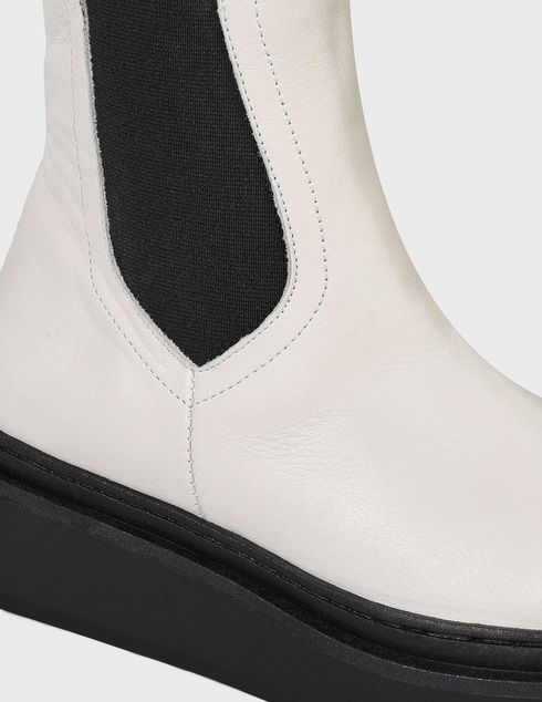 женские белые кожаные Ботинки MJUS 23203-white - фото-5