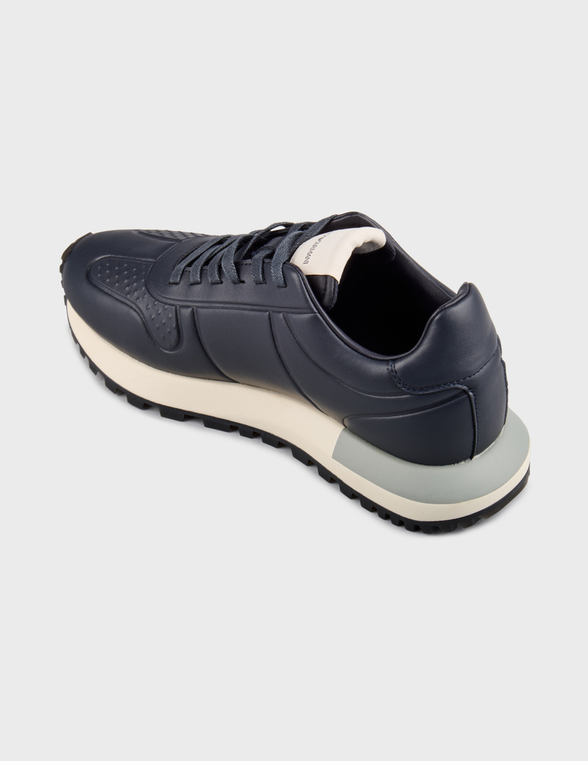 мужские синие Кроссовки Emporio Armani 684-00285_blue - фото-2