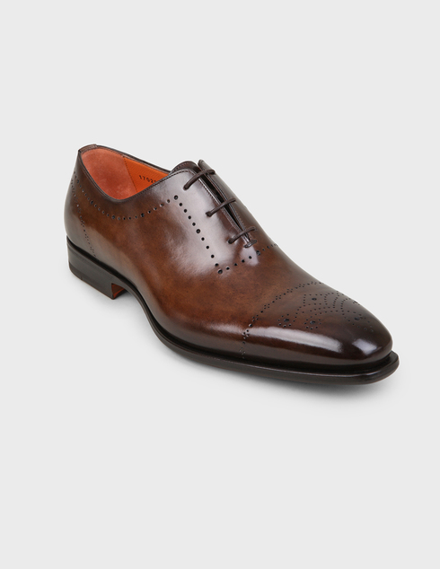 коричневые Туфли Santoni SMCLG17029BB1IBSVT62-brown