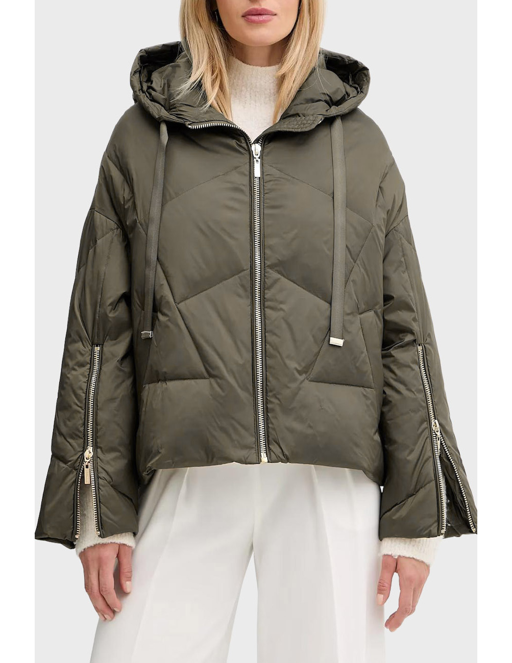 

Пуховик, Зеленый;хаки