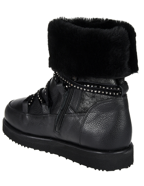 женские черные Ботинки Luigi Traini 26684_black - фото-2