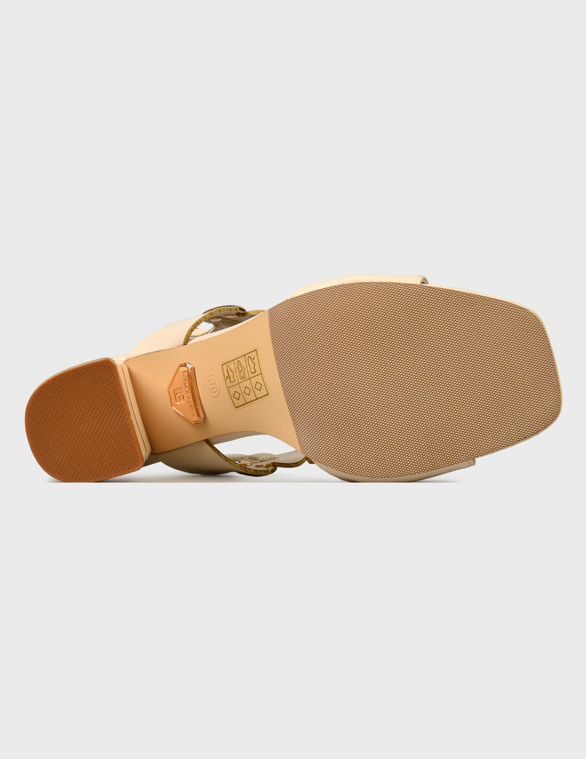бежевые Босоножки Laura Biagiotti 8109-crema_beige размер - 40