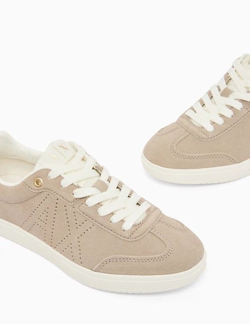 бежевые женские Кеды Armani Exchange XW002791AF23058-MZ285 10099 грн
