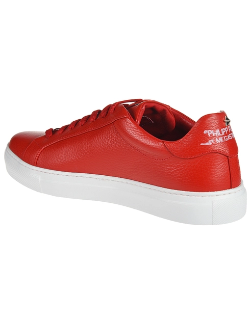 мужские красные Кеды Philipp Plein 2083_red - фото-2