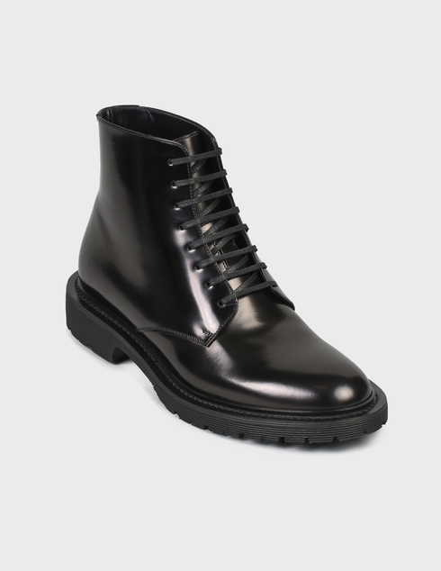 черные Ботинки Saint Laurent Paris 4915-black