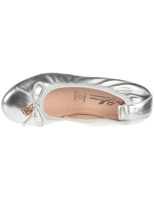 серебряные женские Балетки Gianni Renzi 1100_silver 4845 грн