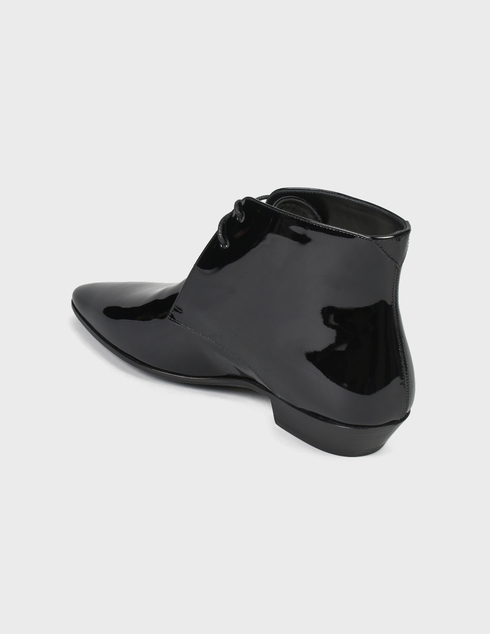 женские черные Ботинки Saint Laurent Paris 4918-black - фото-2
