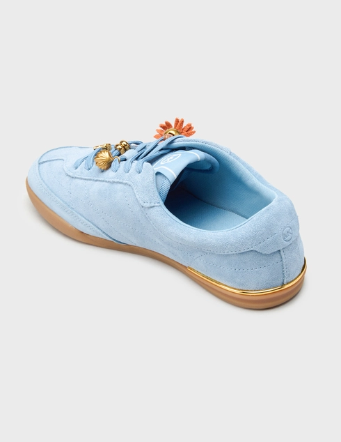 женские голубые Кеды Michael Kors 43S6NOFS2S-CHAMBRAY_blue - фото-2