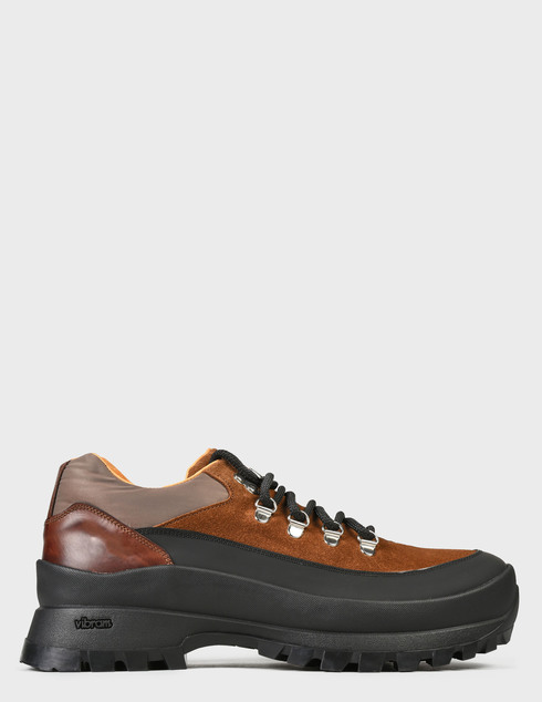 мужские коричневые Ботинки Camerlengo Z15608GUMNE730-brown - фото-6