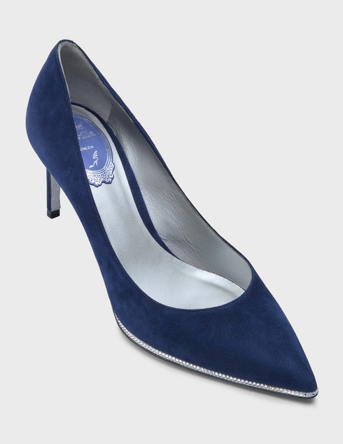 синие Туфли Rene Caovilla 882_blue