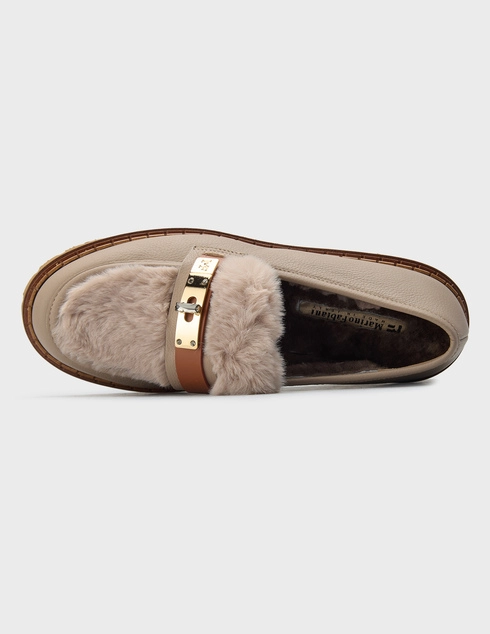 бежевые женские Лоферы Marino Fabiani 1096_beige 19800 грн