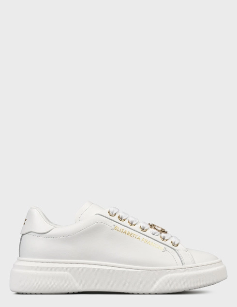 женские белые Кеды Elisabetta Franchi SA-60H-21E2-V250-100 - фото-2