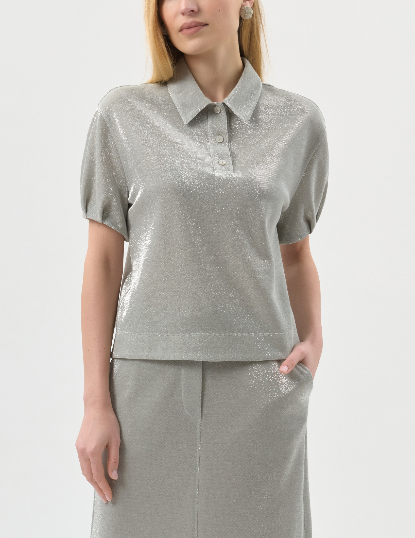 

Поло, Серебряный;серый