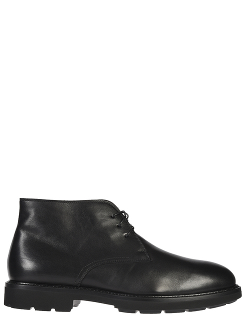 мужские черные кожаные Ботинки Camerlengo 14805_black - фото-5