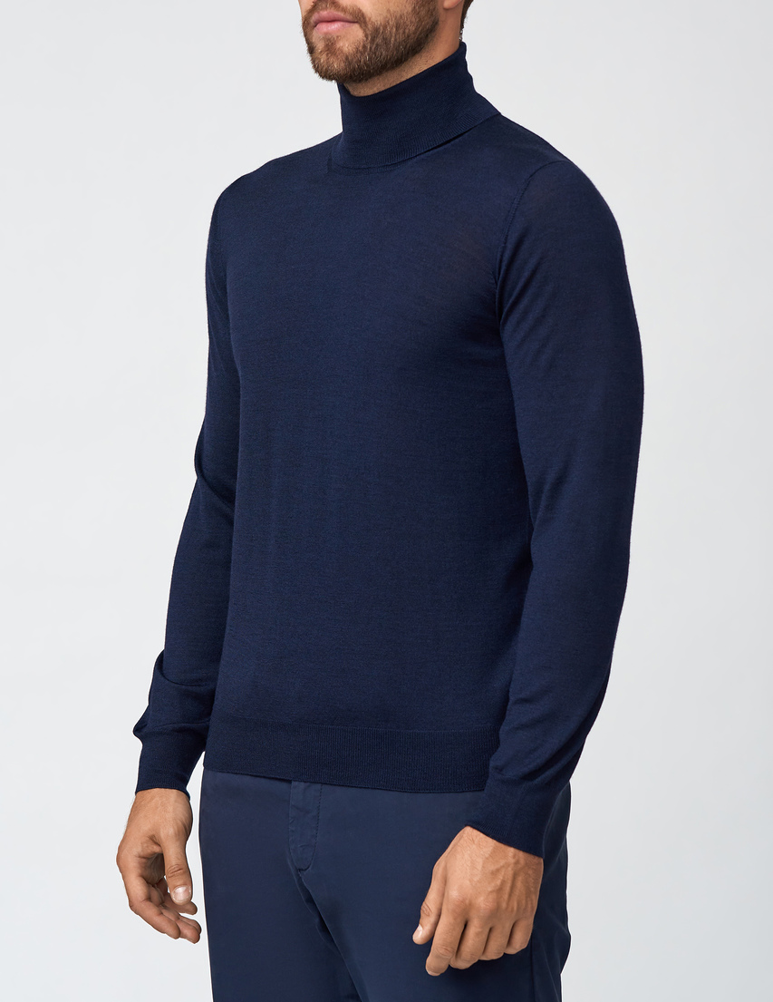 Gran Sasso 57131-wool-silk-blue фото-2