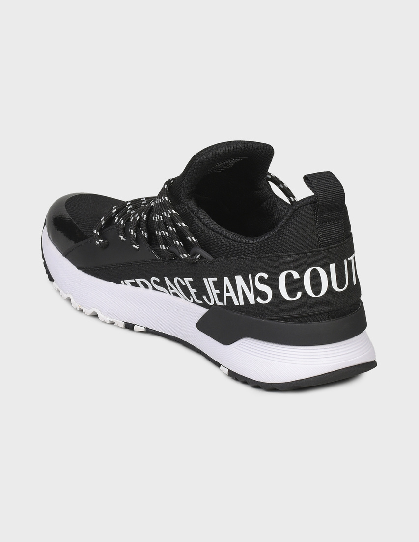 мужские черные Кроссовки Versace Jeans Couture 73YA3SA3-899 - фото-2
