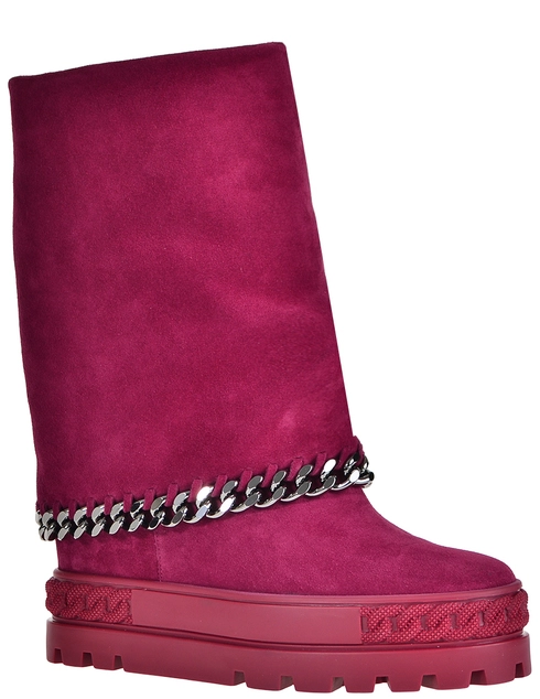 розовые Сапоги Casadei 080-130_fuxia