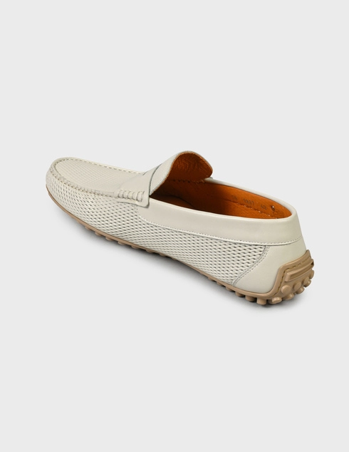 мужские белые Мокасины Dino Bigioni DB-9887-beige - фото-2