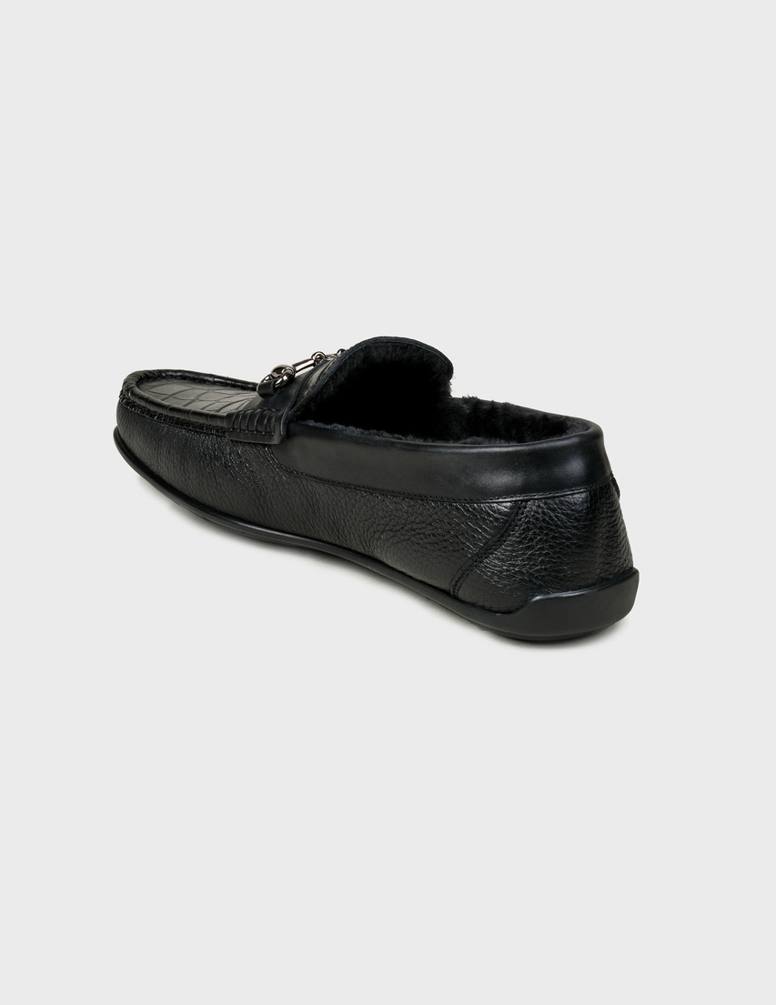 мужские черные Мокасины Blu Barrett Brt-AW19-20-SO887113-black - фото-2