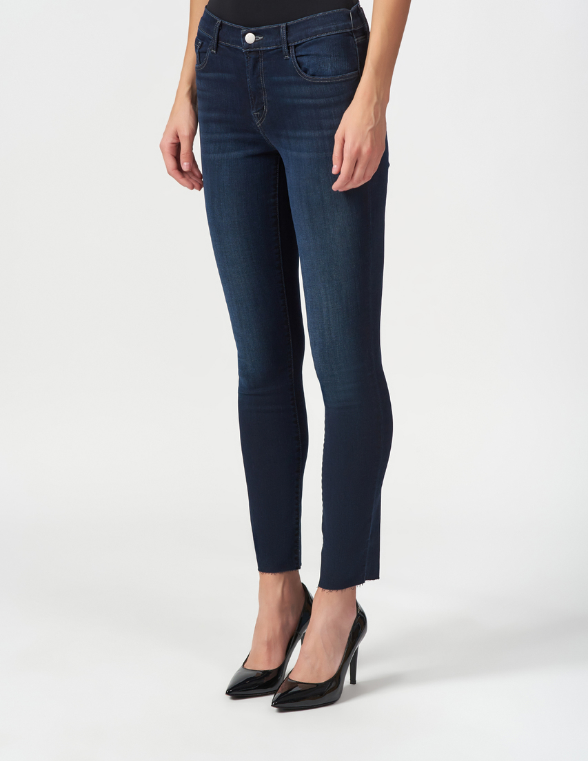 J Brand JB001769-811I540RAW-Mid-Rise-Skinny-blue фото-2