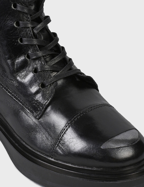 женские черные кожаные Ботинки MJUS 58222-black - фото-5