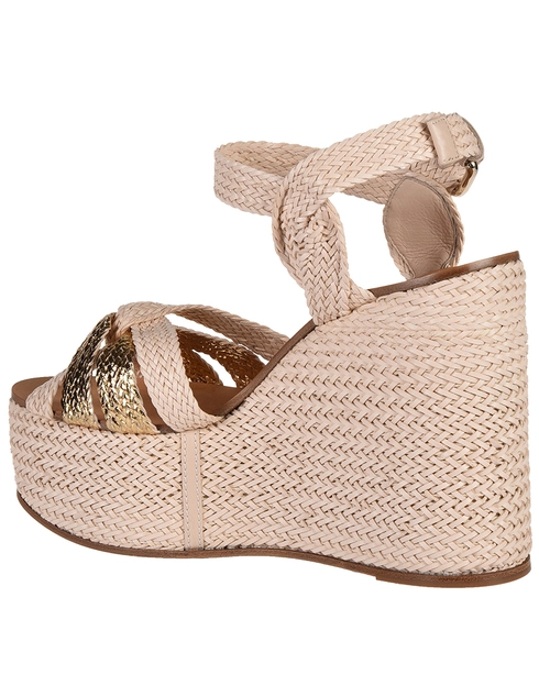 женские бежевые Босоножки Casadei 578_beige - фото-2
