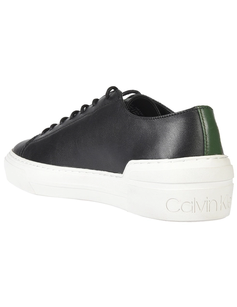 мужские черные Кеды Calvin Klein Jeans F1385_black - фото-2