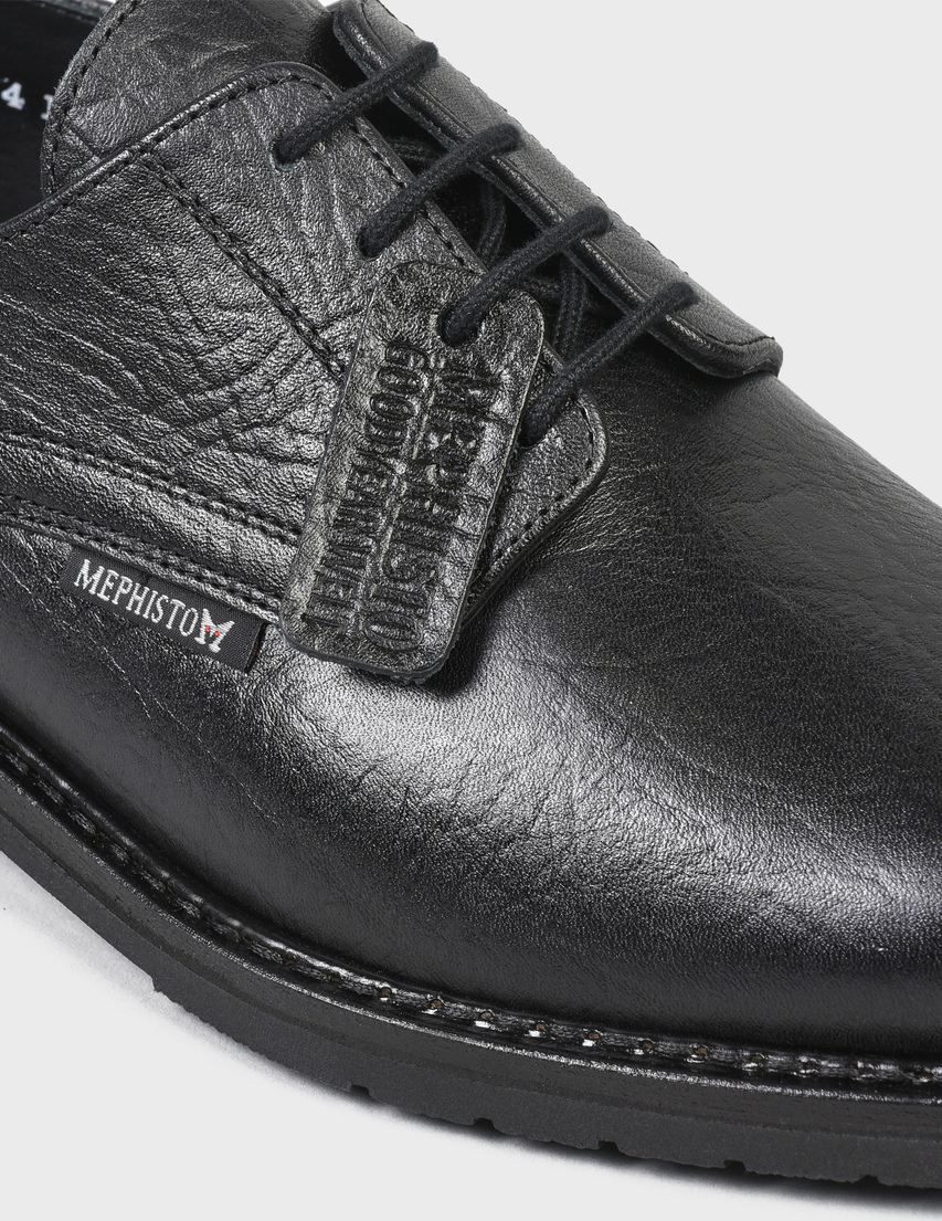 мужские черные кожаные Дерби Mephisto MARLON-black - фото-5