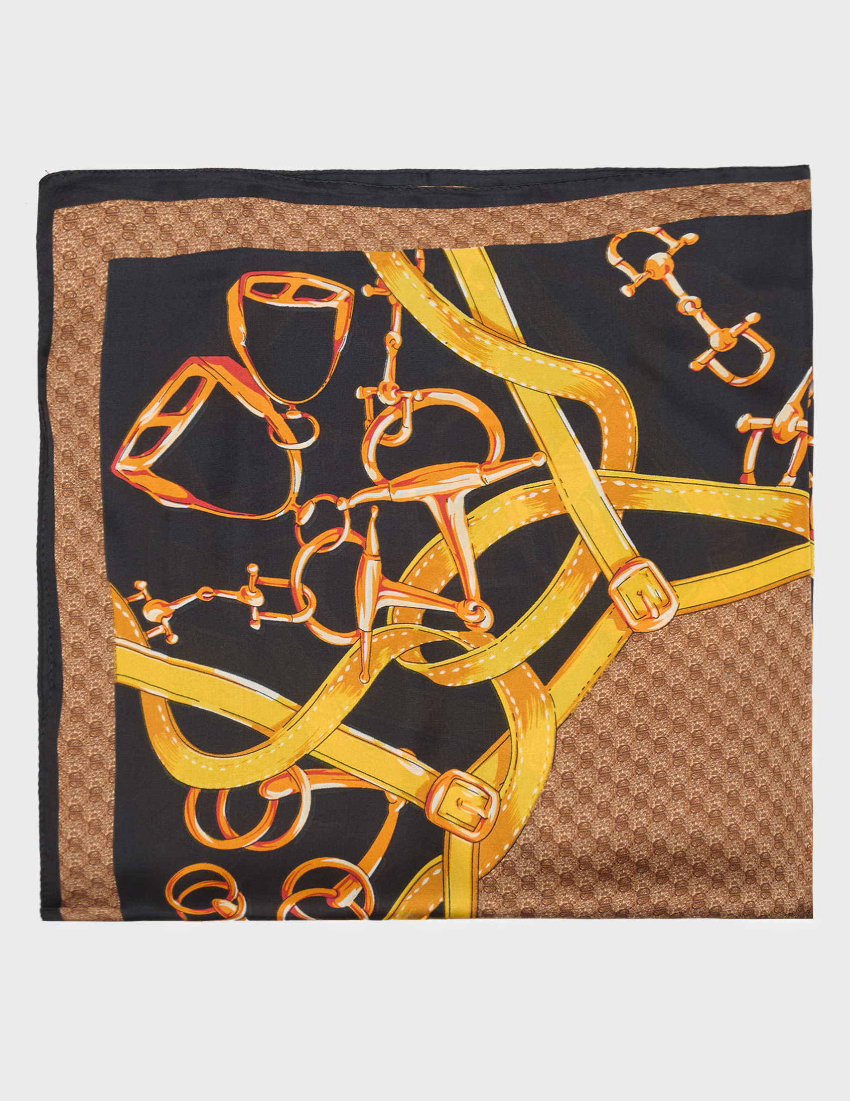 

Платок, Многоцветный;черный