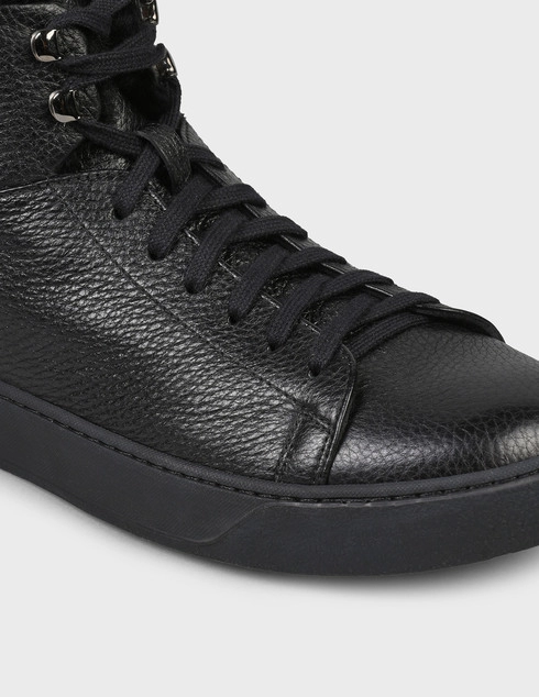 мужские черные кожаные Кеды Henderson Baracco IVAN-black - фото-5