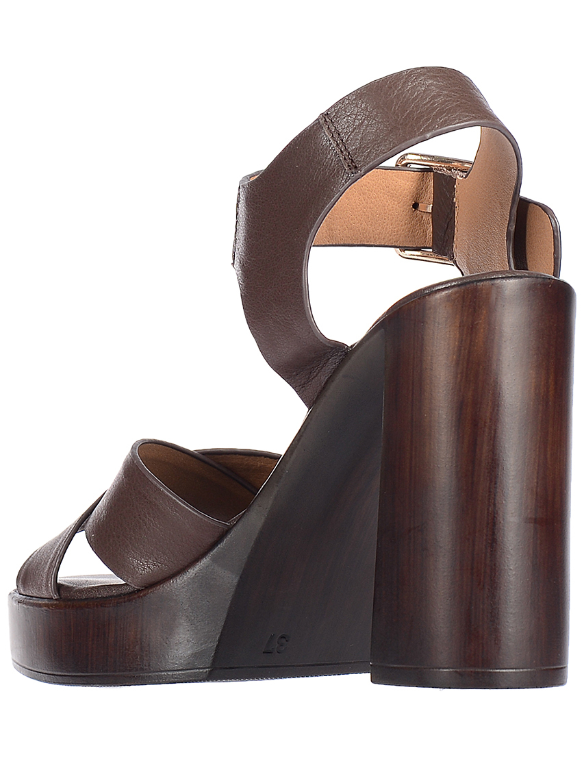 женские коричневые Босоножки Repo 26274_brown - фото-2