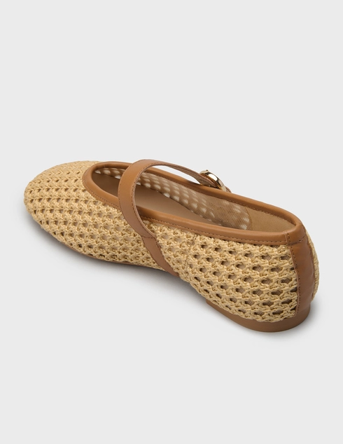 женские бежевые Балетки Frau 69V3_beige - фото-2