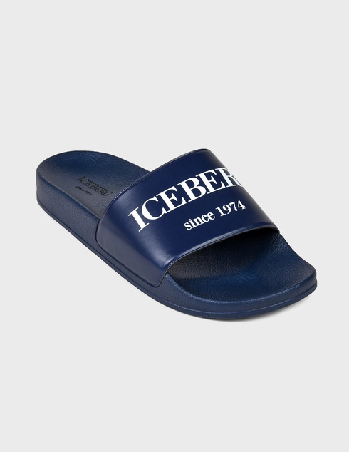 синие Шлепанцы Iceberg AGR-1302-blue