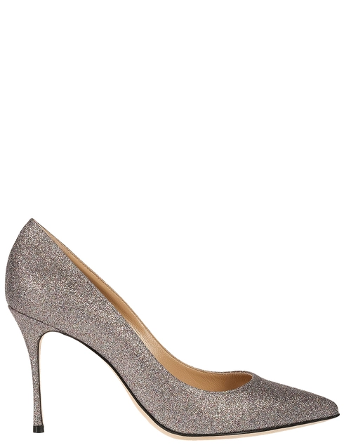женские серебряные текстильные Туфли Sergio Rossi SA43843-MMVL12-8777-110_silver - фото-5