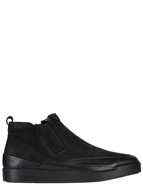 мужские черные кожаные Ботинки Gianfranco Butteri 24303-black - фото-5