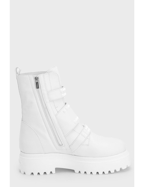 женские белые кожаные Ботинки Le Silla 6490P020M2MM - фото-5